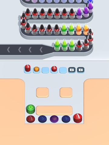 Bottle Jam Cap Sorting iPad screenshot