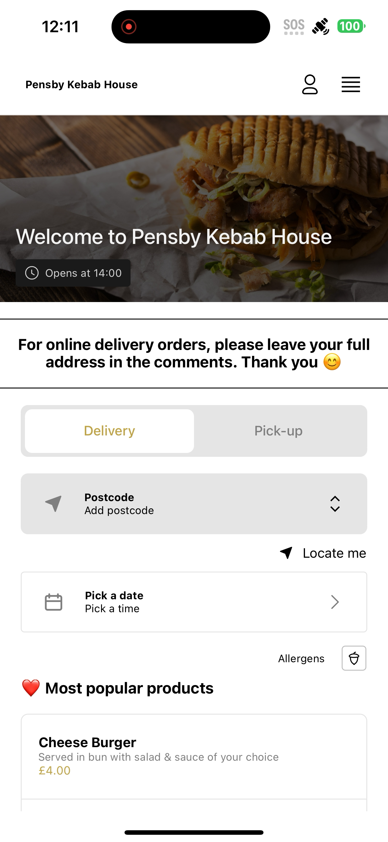 Pensby Kebab House UK screenshot 4