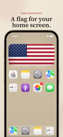FlagPole: American Flag Widget Screenshot 1 of 6