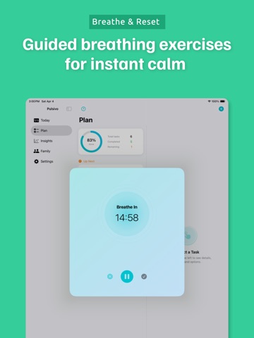 Pulsivo - Daily Health Planner iPad screenshot