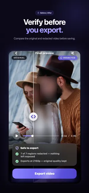 Blur Faces in Video: Redactly screenshot 1