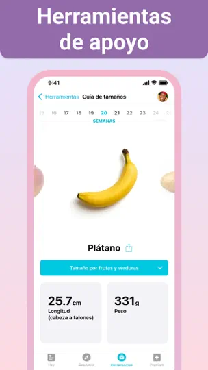 Captura de pantalla de Embarazo + | Semana A Semana en iPhone 2