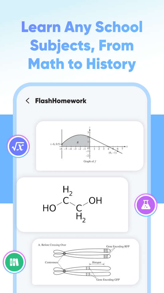 #3. FlashHomework - AI Math Tutor (iOS) 来自: NAVIEMU PTE. LTD