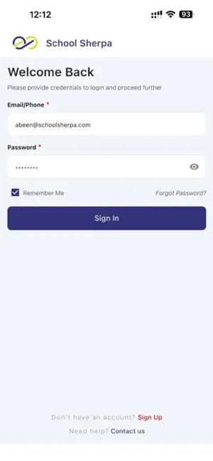 School Sherpa screenshot 1
