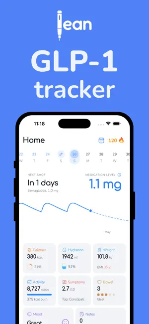 lean: all in one glp-1 tracker screenshot 1