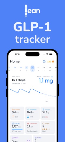 lean: all in one glp-1 tracker Screenshot 1 of 7