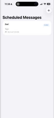 Message Scheduler Tool screenshot