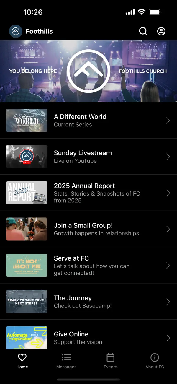Screenshot #1 pour Foothills Church