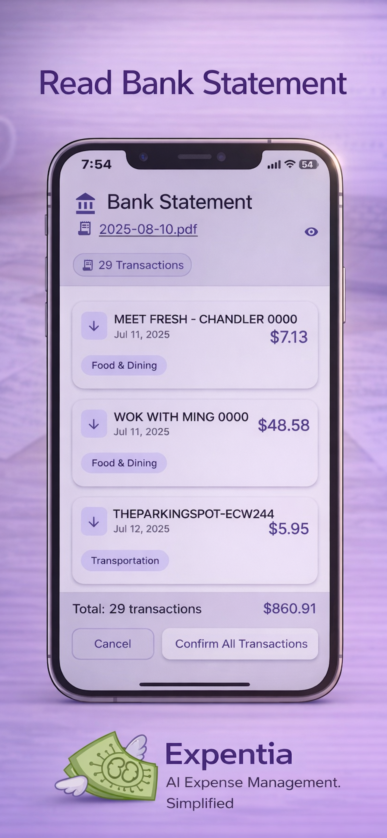 Expentia – AI Receipt Scanner screenshot 8