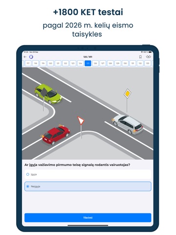 KET bilietai 2026 - Autostart iPad screenshot