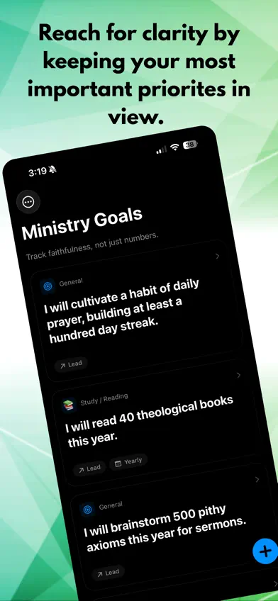 Ministry Goals screenshot 3