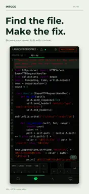 Intode - Mobile SSH IDE screenshot 4