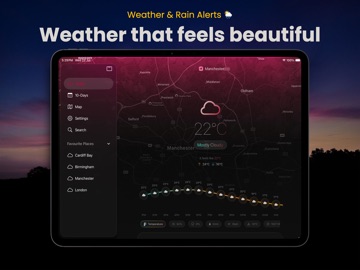 WeatherGlow - Local Forecast iPad screenshot 1