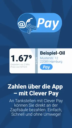 Screenshot von Clever-tanken.de auf dem iPhone 7