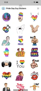 Pride Gay Guy Stickers screenshot #2 for iPhone