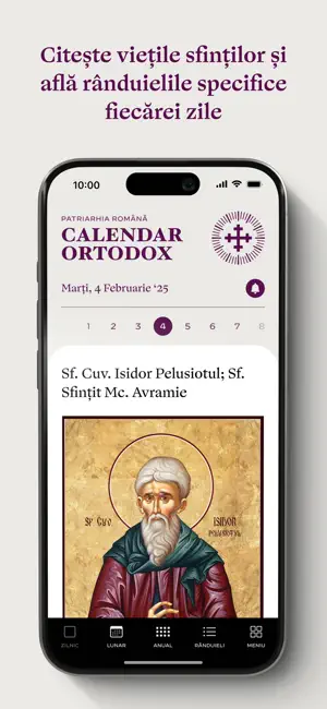 Calendarul Patriarhiei Române screenshot 2