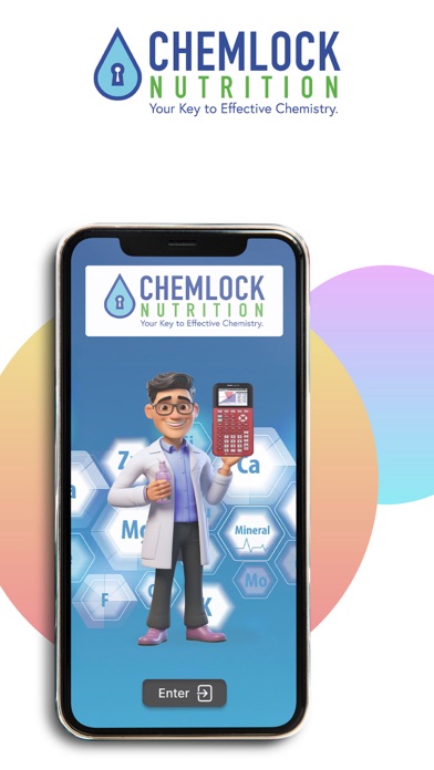 Chemlock Nutrition iPhone screenshot 1 - Utilities app