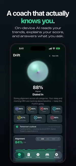 Drift: Longevity Health Coach screenshot 4