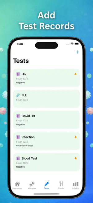 Allergy Test+ iPhone screenshot 5