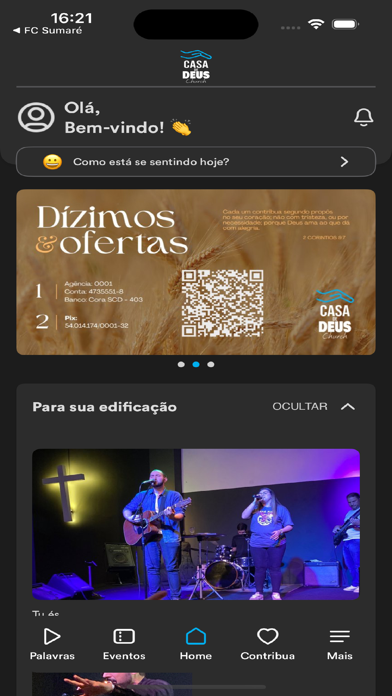 Screenshot #1 pour Casa de Deus Church