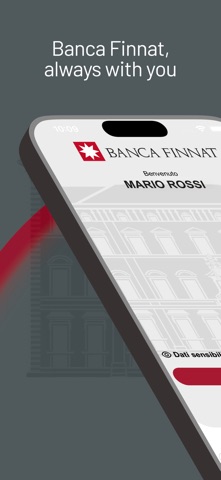 Banca Finnat Mobile app screenshot