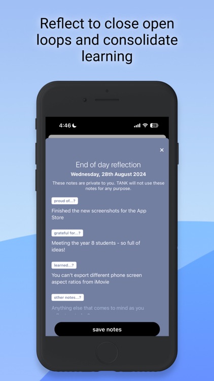 TANK: Burnout Coach + Journal screenshot-6