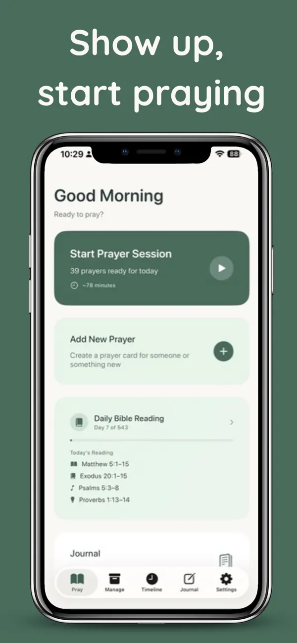 #1. The Pray App (iOS) Ved: Nicholas Nehaul