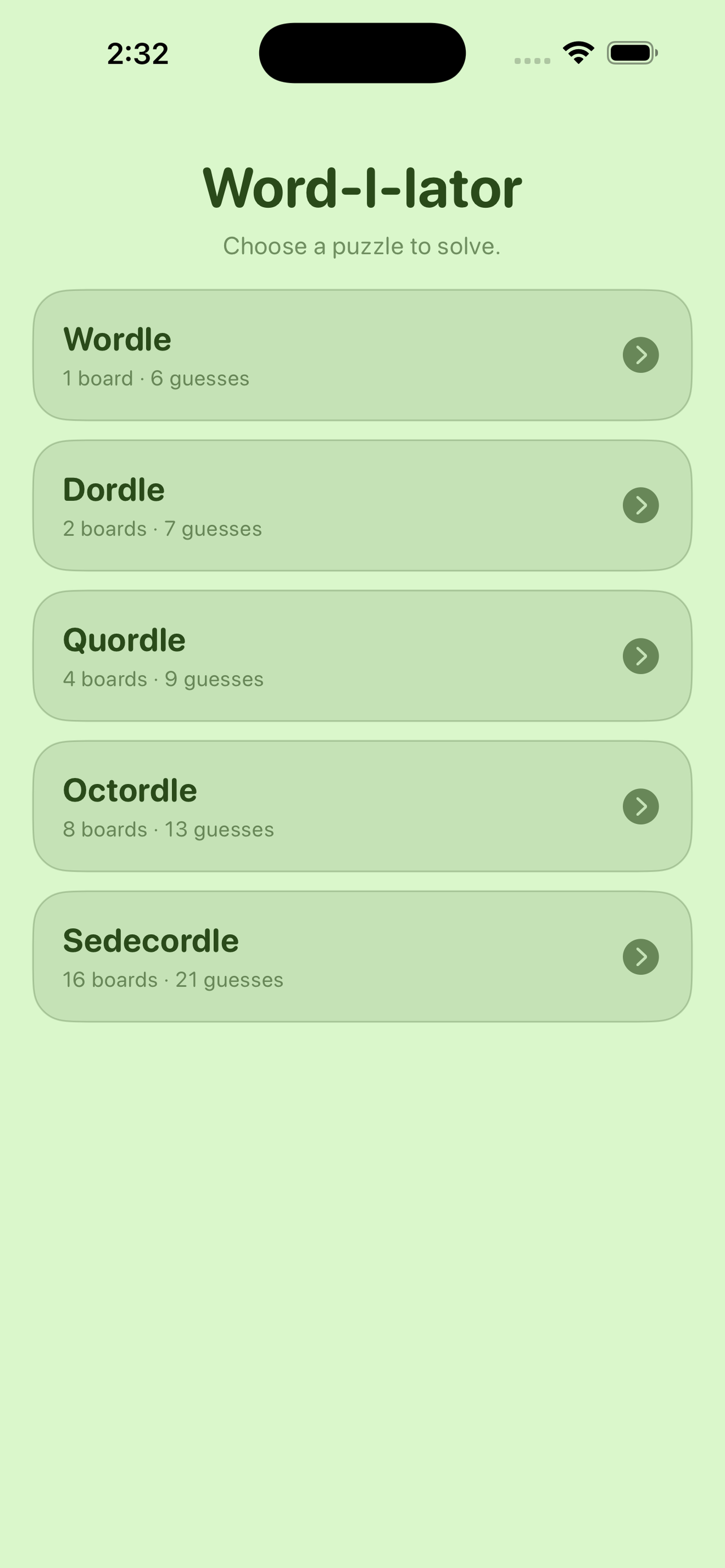 Word-l-lator screenshot 5