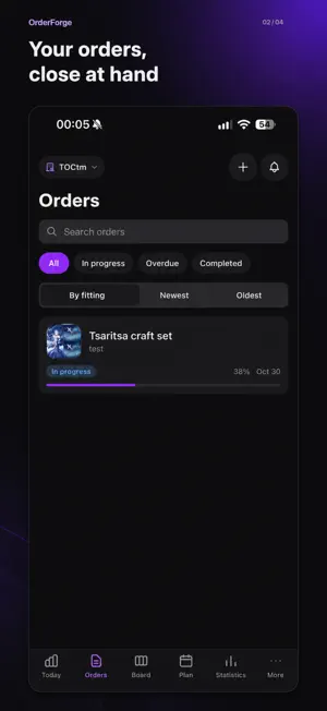 OrderForge screenshot 2