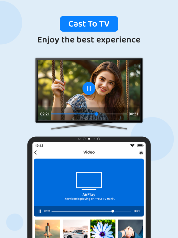 Screen Mirroring Cast to TV iPad screenshot 2 - Productivity app