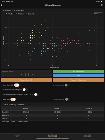 Art of Stat: Machine Learning iPad screenshot