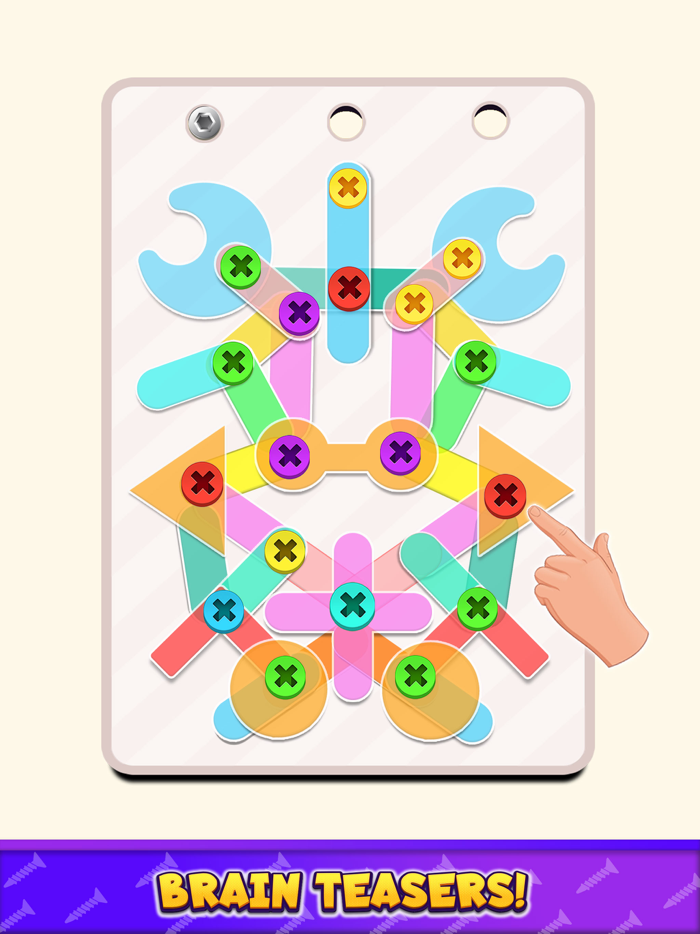 Screw Jam Nuts  Bolts Puzzle