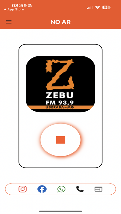 Rede Zebu iPhone screenshot 2 - Entertainment app