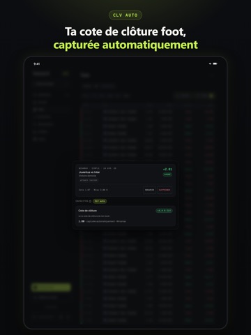 MaBankroll : suivi de paris iPad screenshot