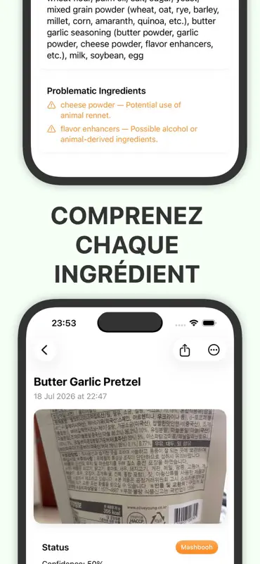 Halal Scanner AI: Ingrédients screenshot 3 of 4