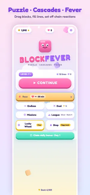 Block Fever: Puzzle screenshot 1