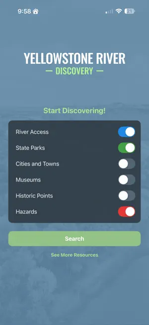 Yellowstone River Discovery screenshot 1
