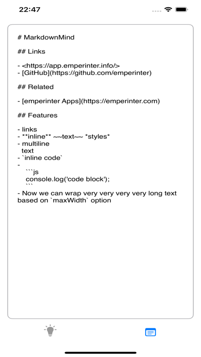 MarkdownMind - Mind Map ! Screenshot