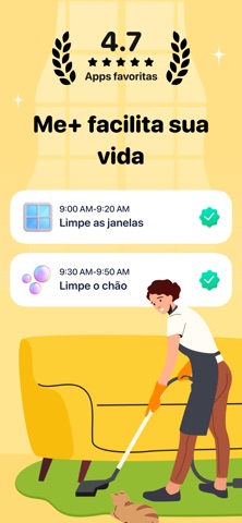 Me+ Planejador Diário iPhone screenshot 1