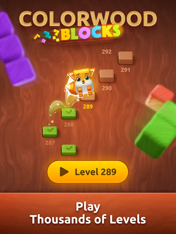 Colorwood Blocks: Wood Puzzle iPad screenshot 4 - Games app
