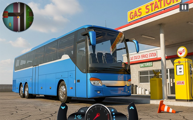 Bus Machanic Gas Station Game app screenshot