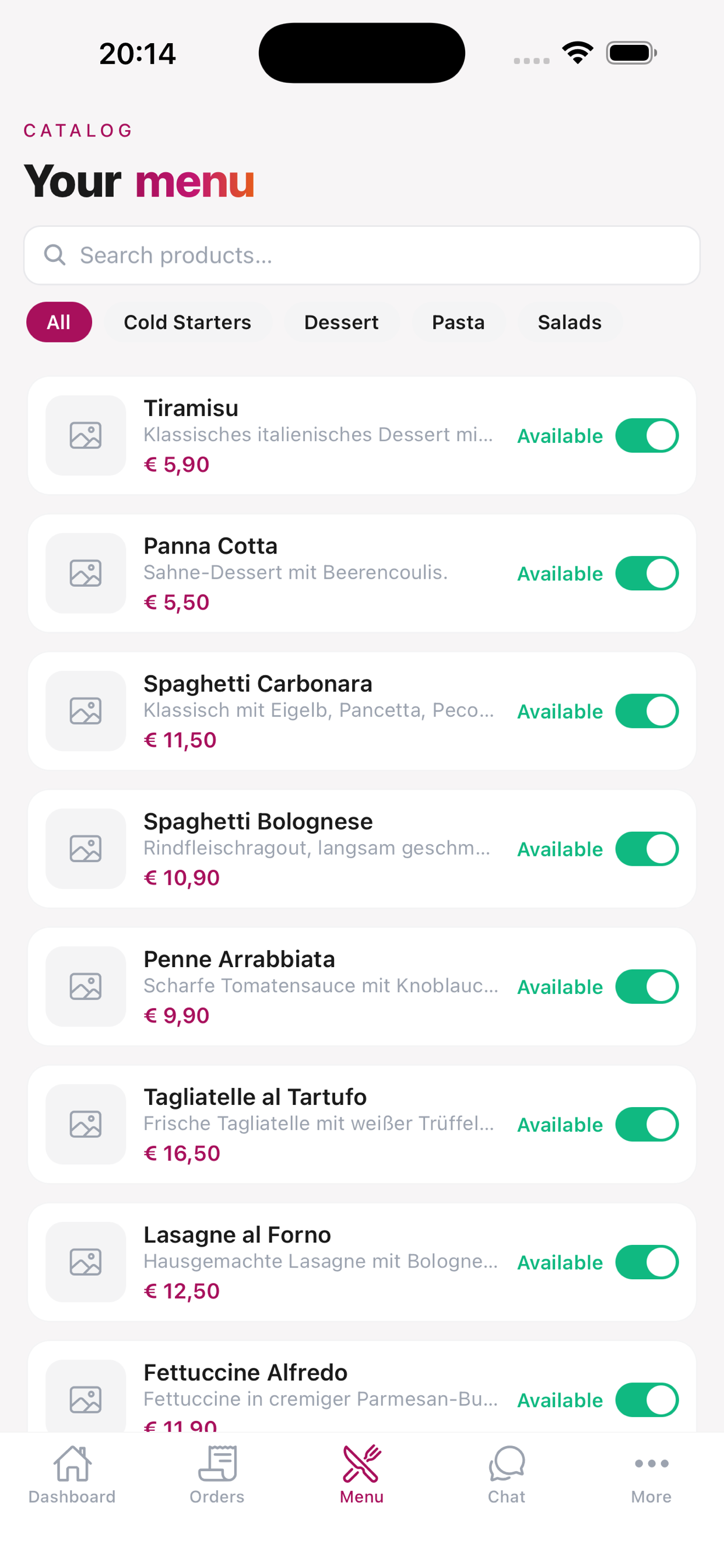 FoodPing Orders screenshot 2