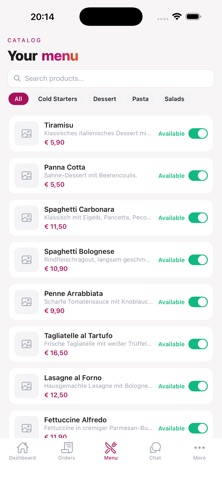 FoodPing Orders screenshot