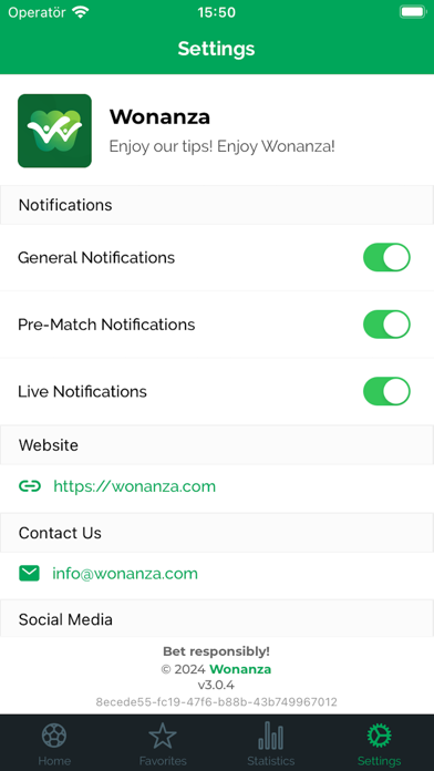Wonanza - Sports Betting Tips Screenshot