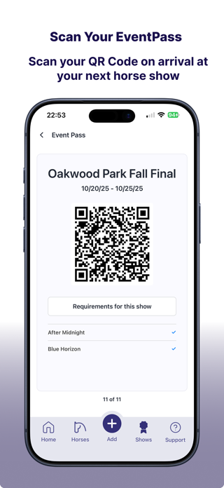 EventPass by EquiTrace Screenshot 2 of 7