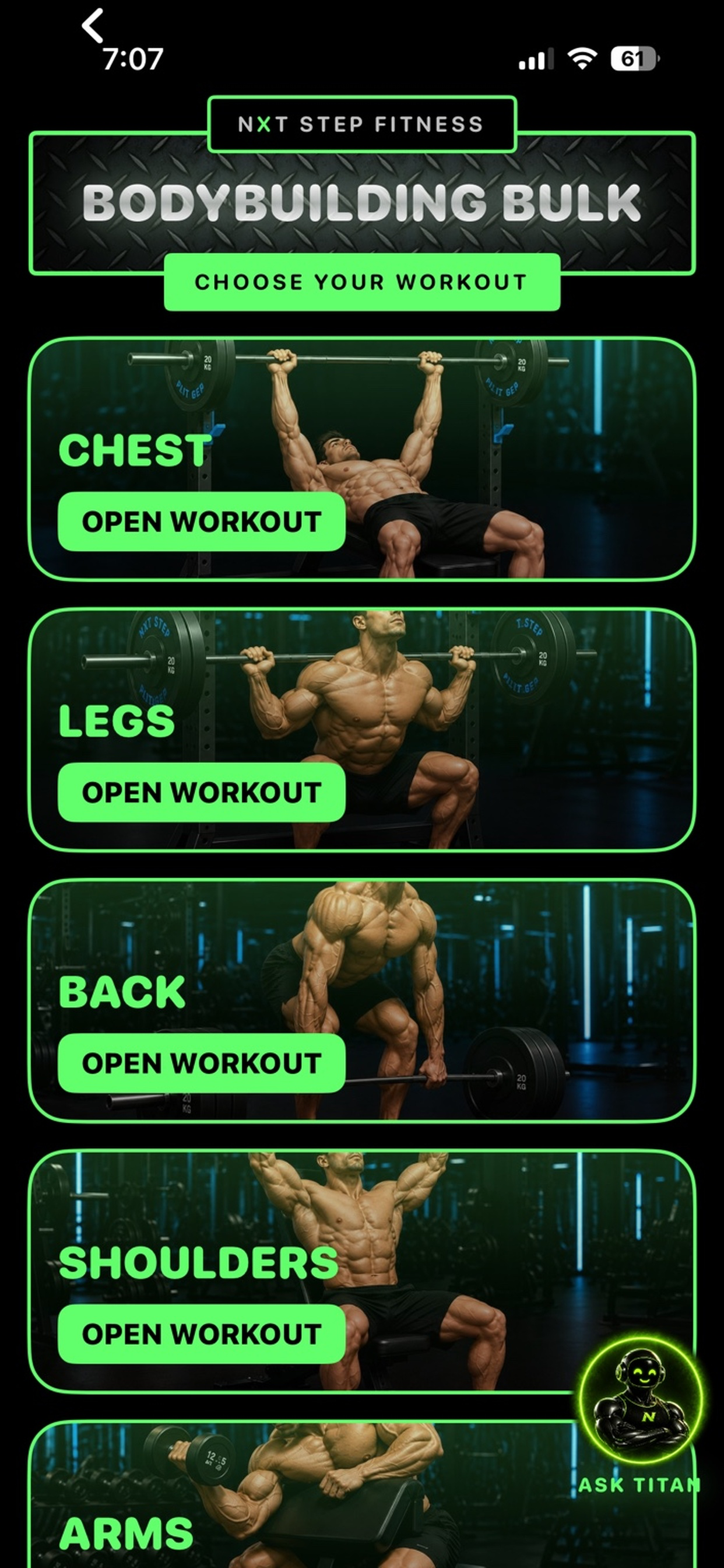 Nxtstep fitness screenshot 2