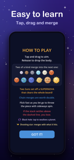 NovaPop: Planet Merge Game screenshot 2