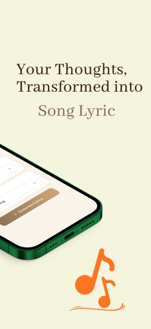 LyricLab: AI Lyric Generator iPhone screenshot