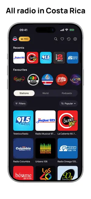 Radio Costa Rica: Live FM & AM screenshot 1