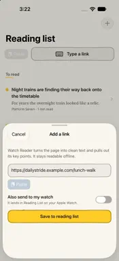 Watch Reader: Web & Articles screenshot 6